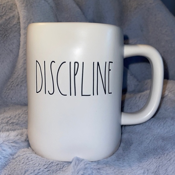 Rae Dunn “Discipline” Ceramic Coffee Mug - Picture 1 of 3